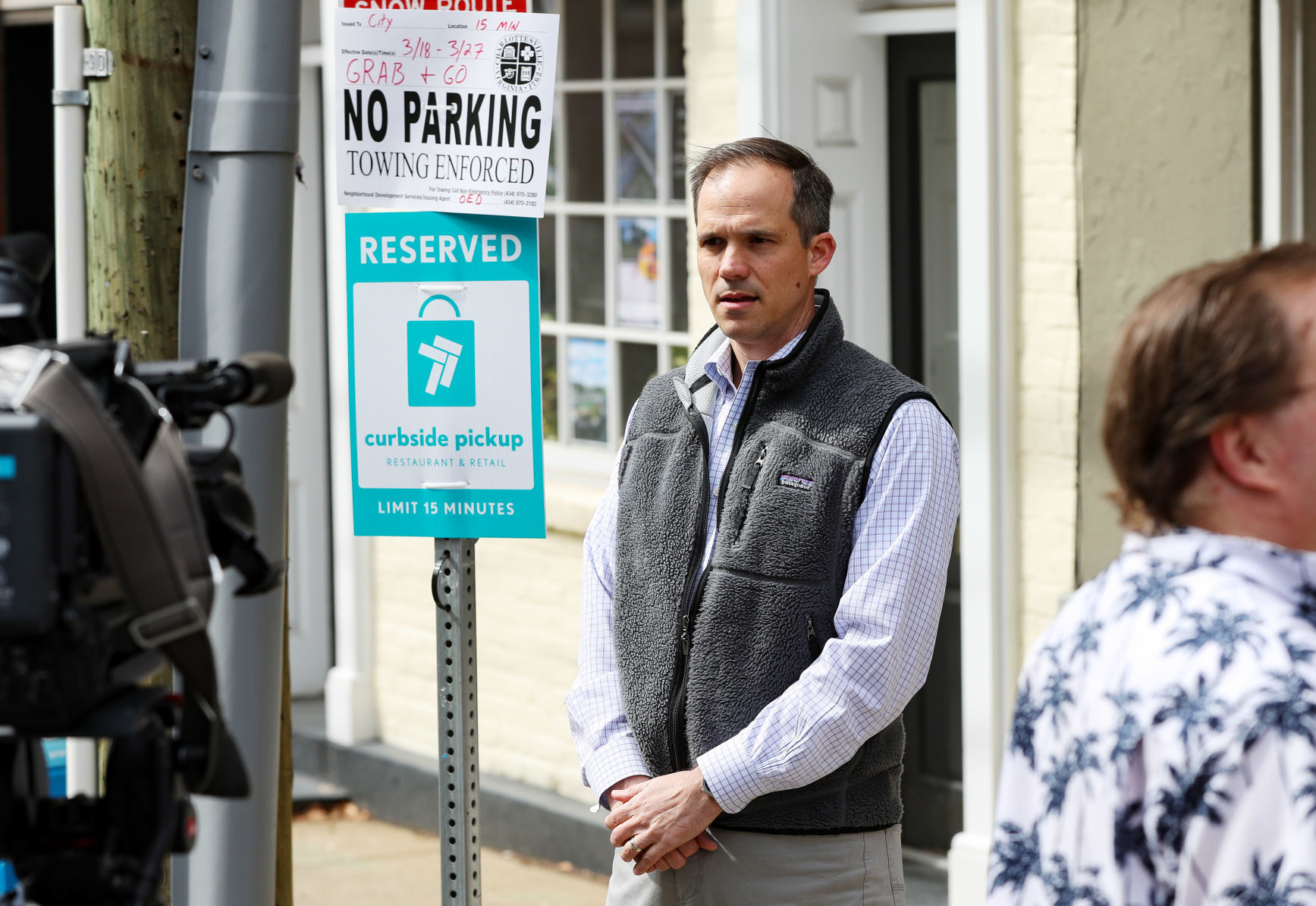 Chris Engel at grab n go announcement